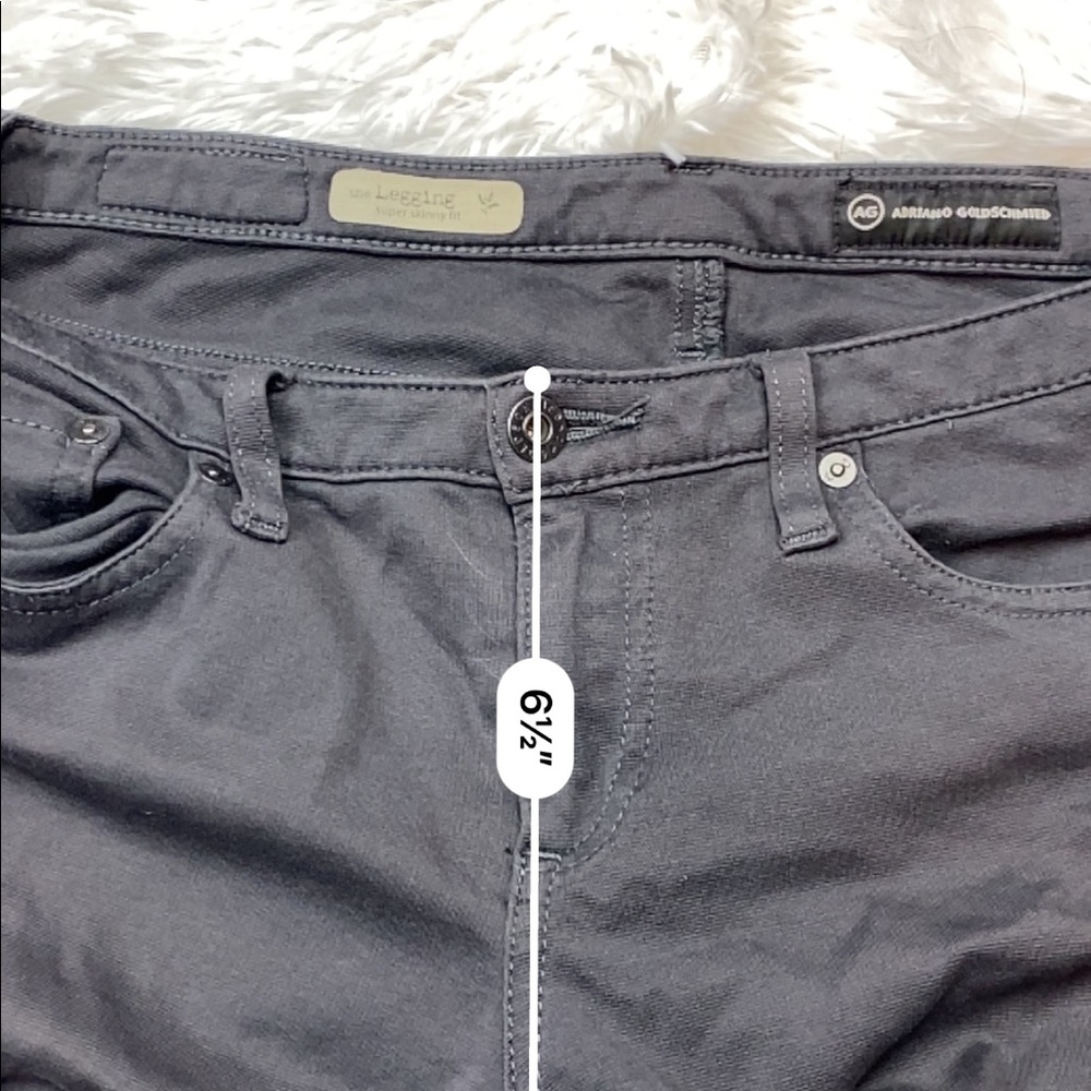 Adriano Goldschmied Charcoal Grey ‘The Legging’ Jegging Skinny Jeans - Picture 12 of 15
